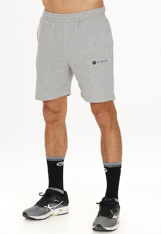 Virtus Regular Workout Pants 'Kritow' in Grey: front