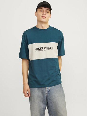 JACK & JONES T-Shirt 'JJELegacy' in Blau: Vorderseite