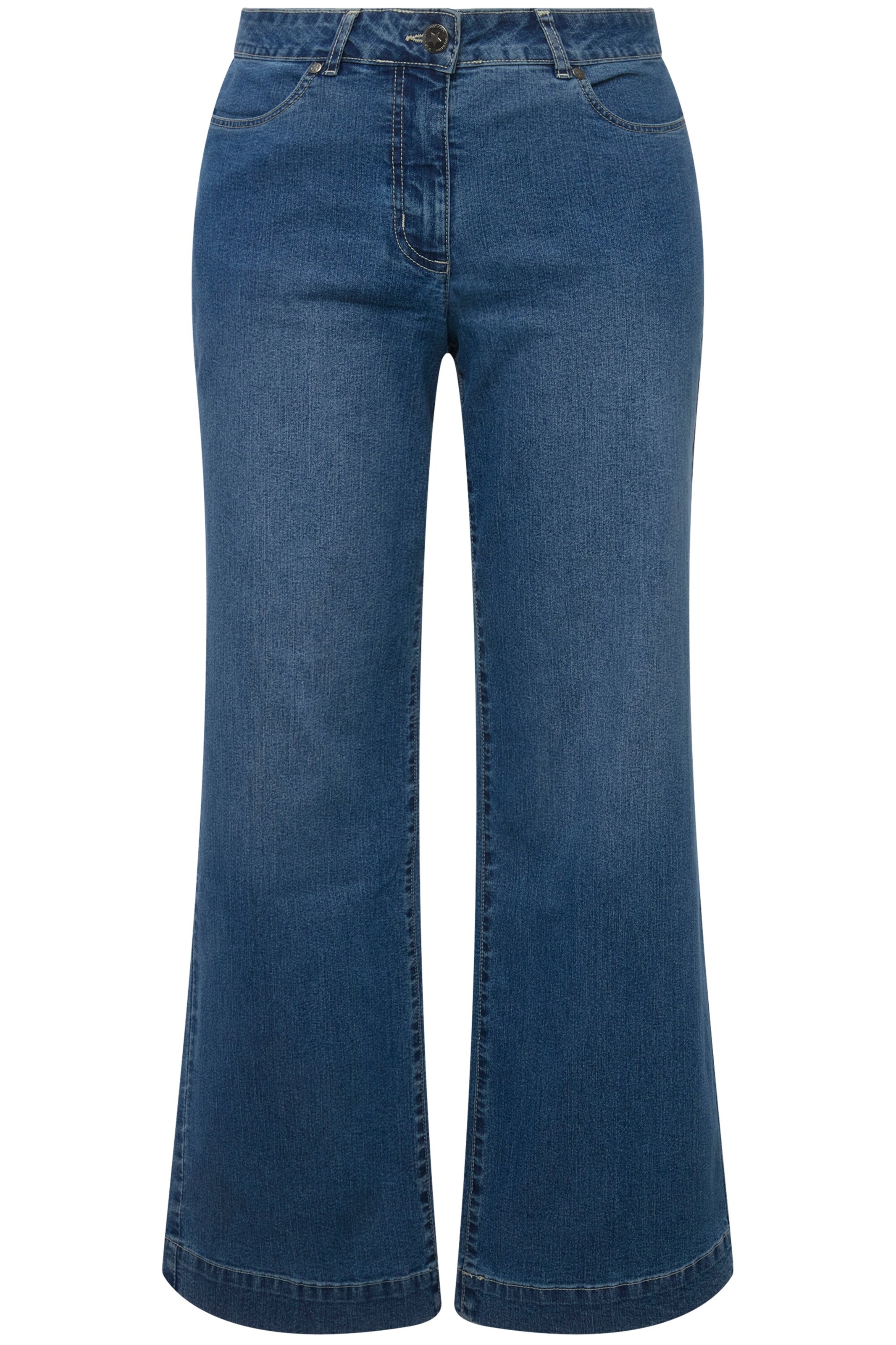 Angel of Style Wide leg Jeans in Blue: front