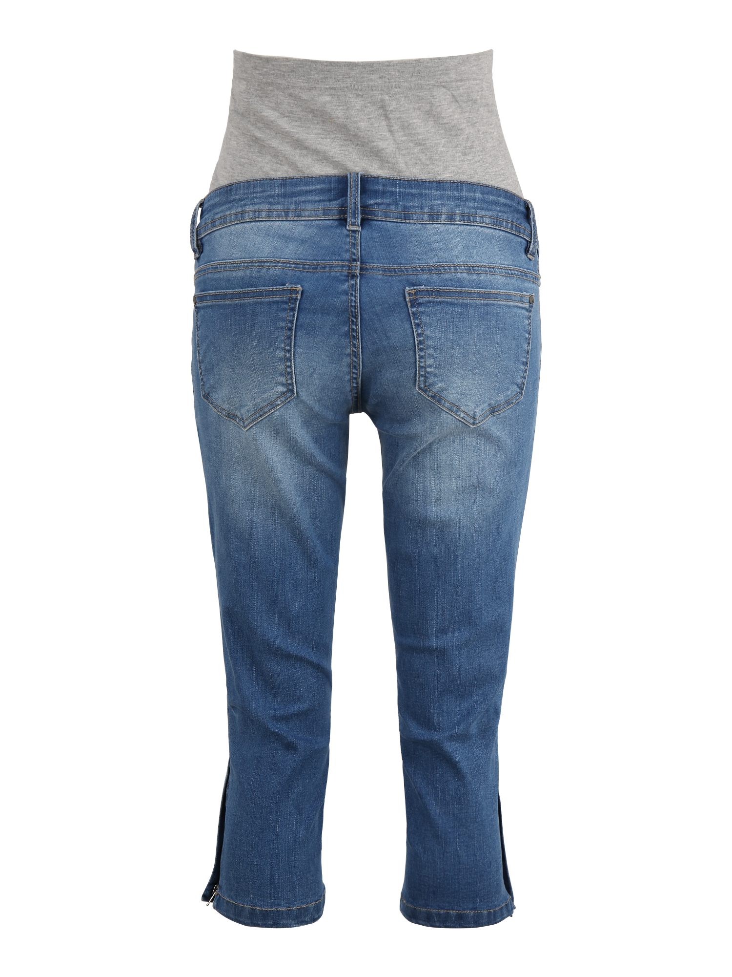 MAMALICIOUS Jeans Pixie in Blau 