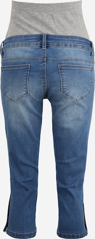 MAMALICIOUS Slimfit Jeans 'Pixie' in Blauw