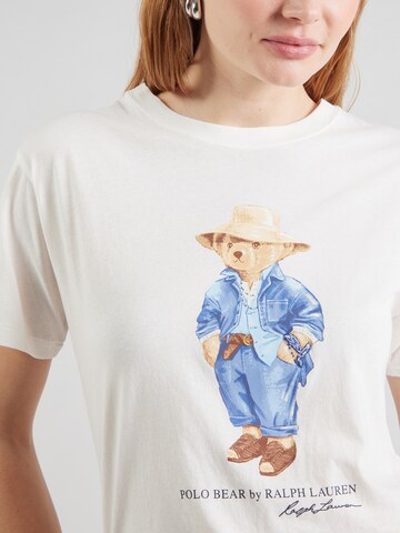 T-shirt 'TRVLR BR' Polo Ralph Lauren en blanc