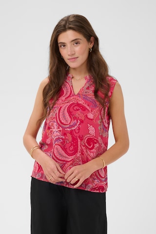 Cream - Blusa 'CRYuna' em rosa: frente