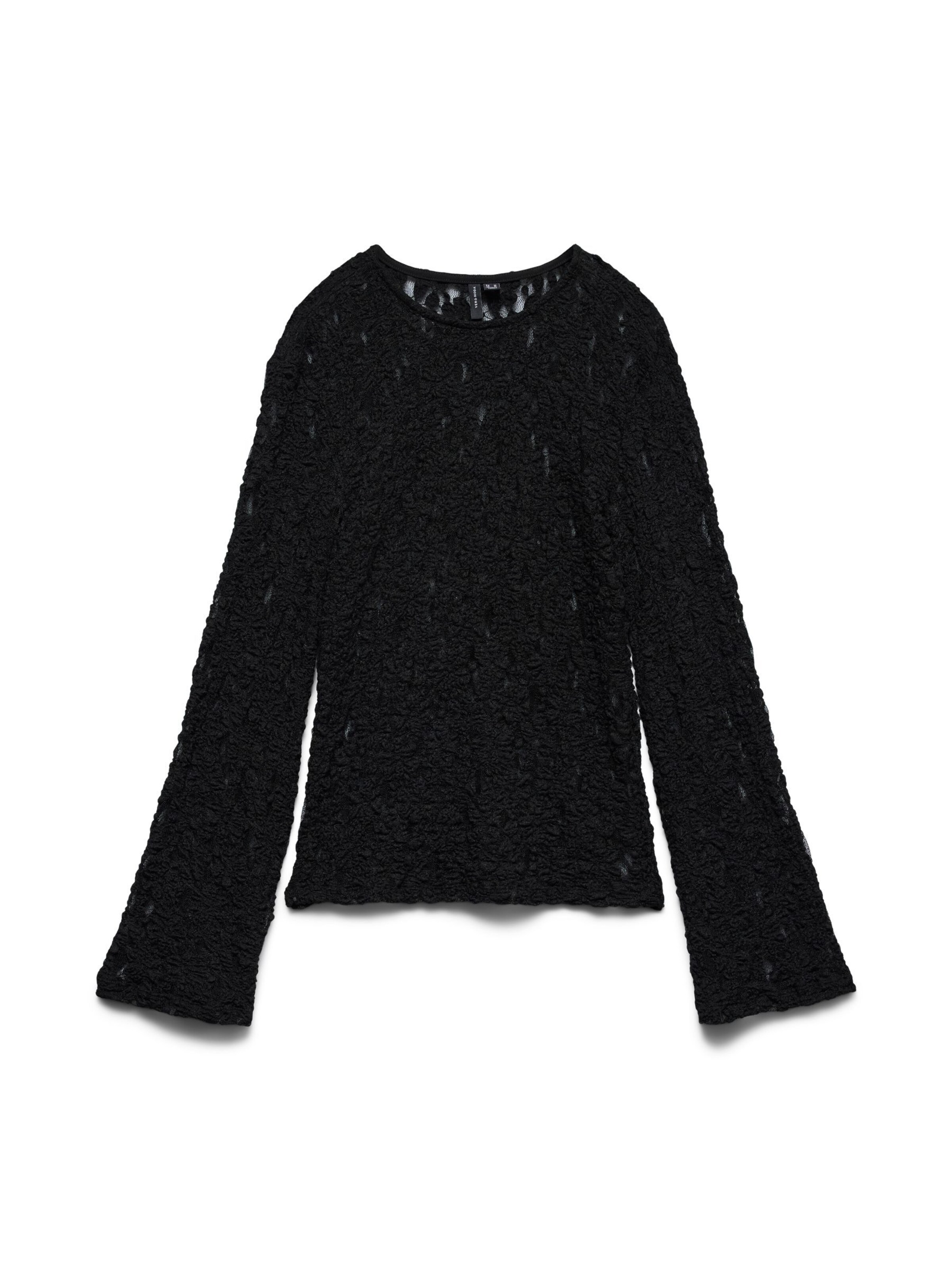 Camicia da donna 'VMStacy' di VERO MODA in nero: frontale