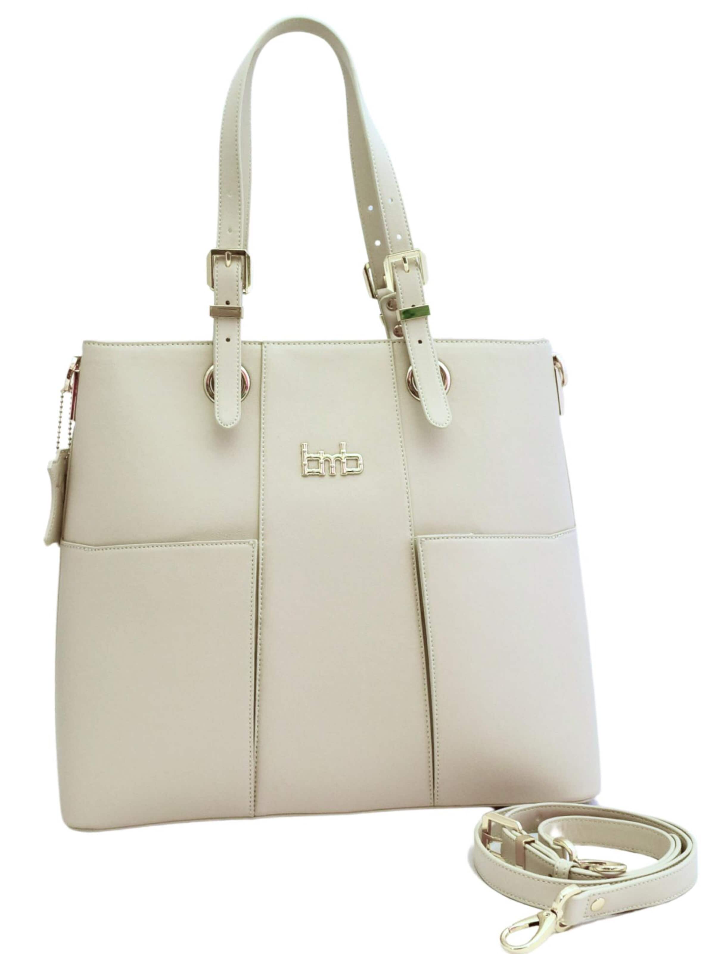 BMB BAGS Handbag 'Aundrey' in White: front