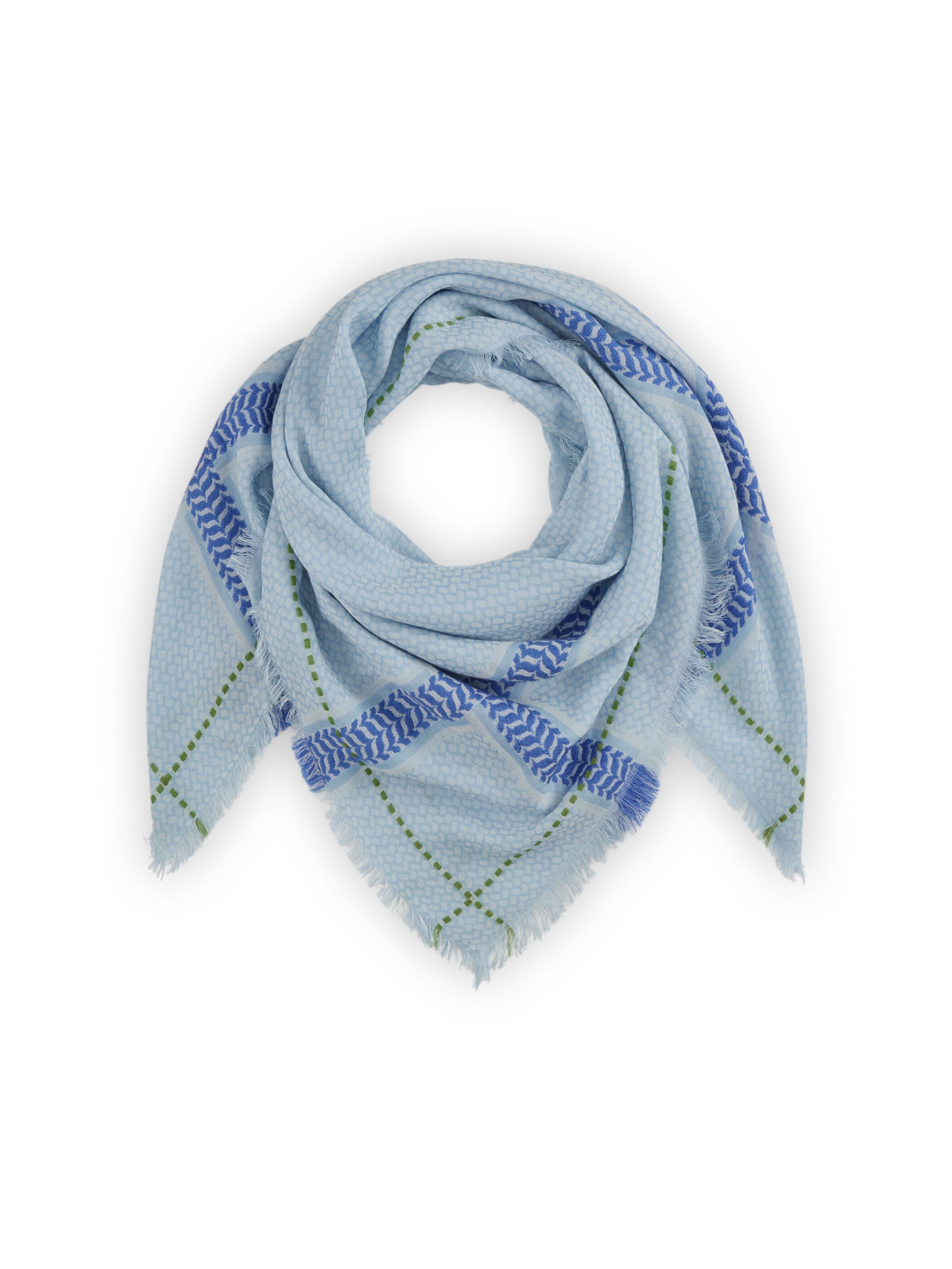 Foulard CODELLO en bleu : devant