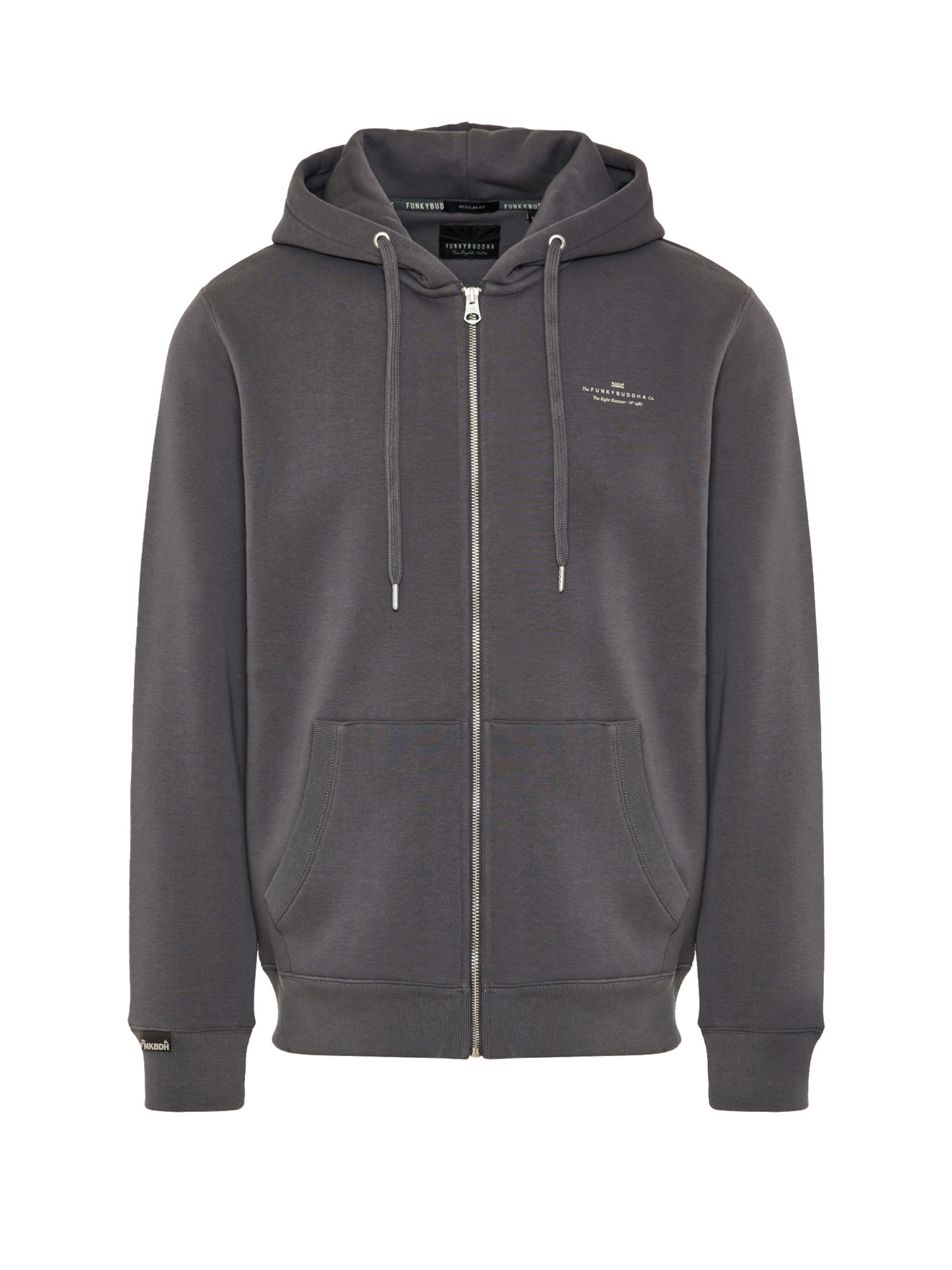 Funky Buddha Πουλόβερ σε γκρι: μπροστά