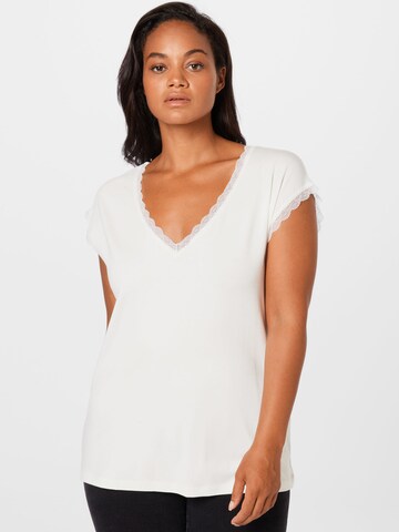 ABOUT YOU Curvy Shirt 'Therese' in White: front