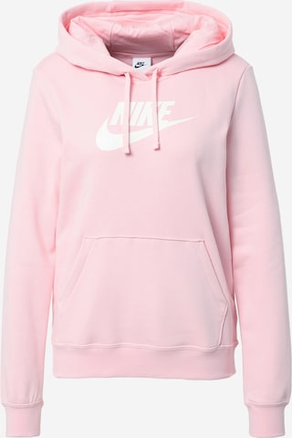 Nike Sportswear Μπλούζα φούτερ σε ροζ: μπροστά