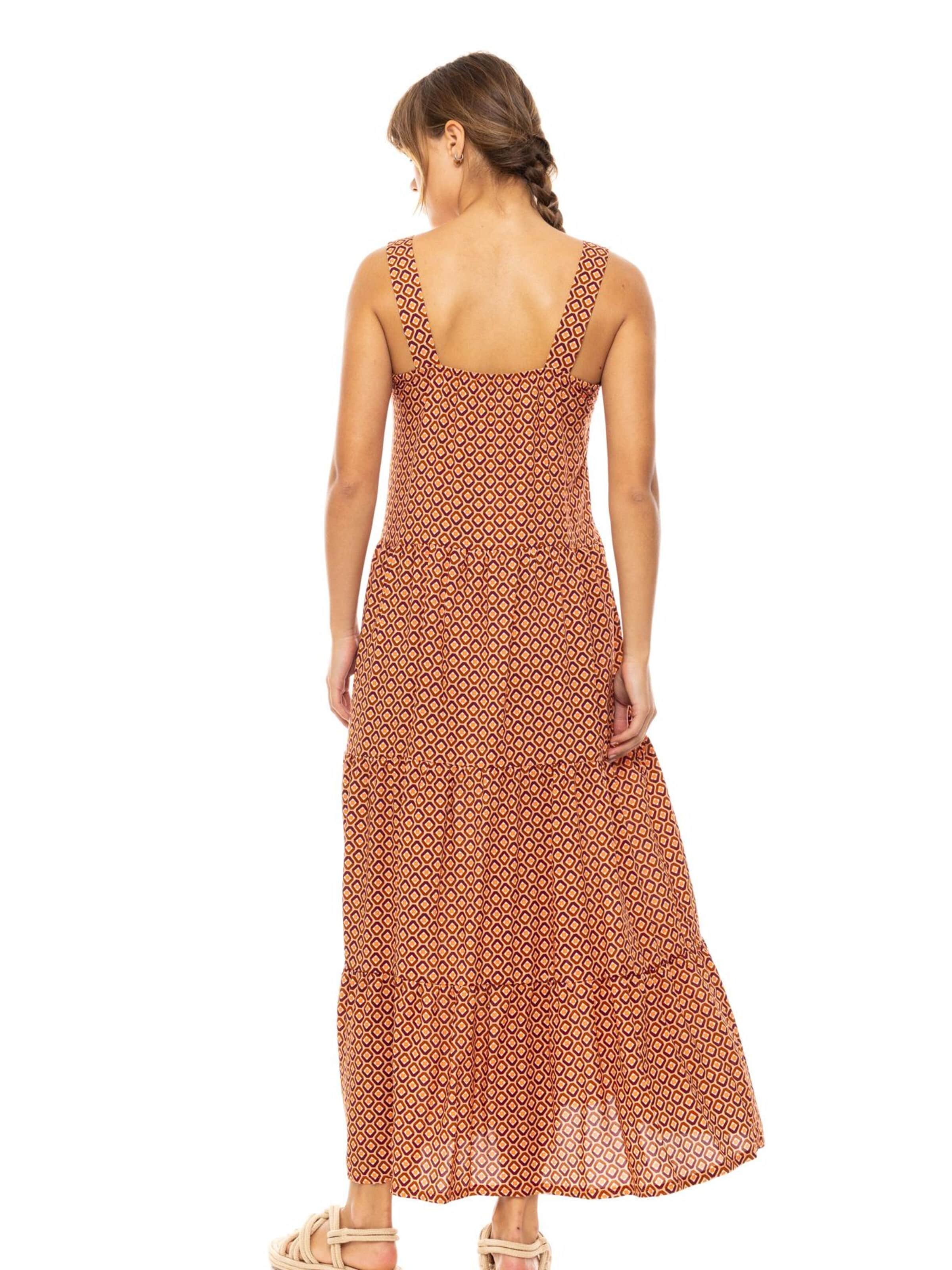 Pink Label Sommerkleid‌‌‌‌‌‌‌‌‌‌ in Braun