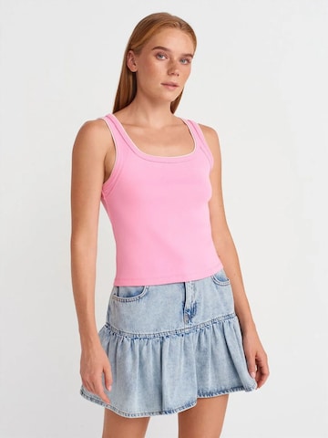 Chemisier Dilvin en rose : devant