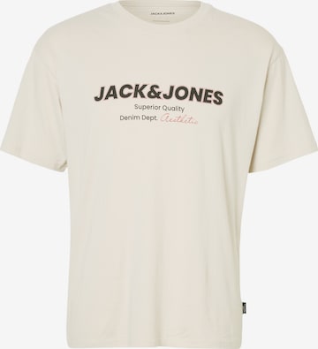Maglietta 'JJABBO' di JACK & JONES in beige: frontale