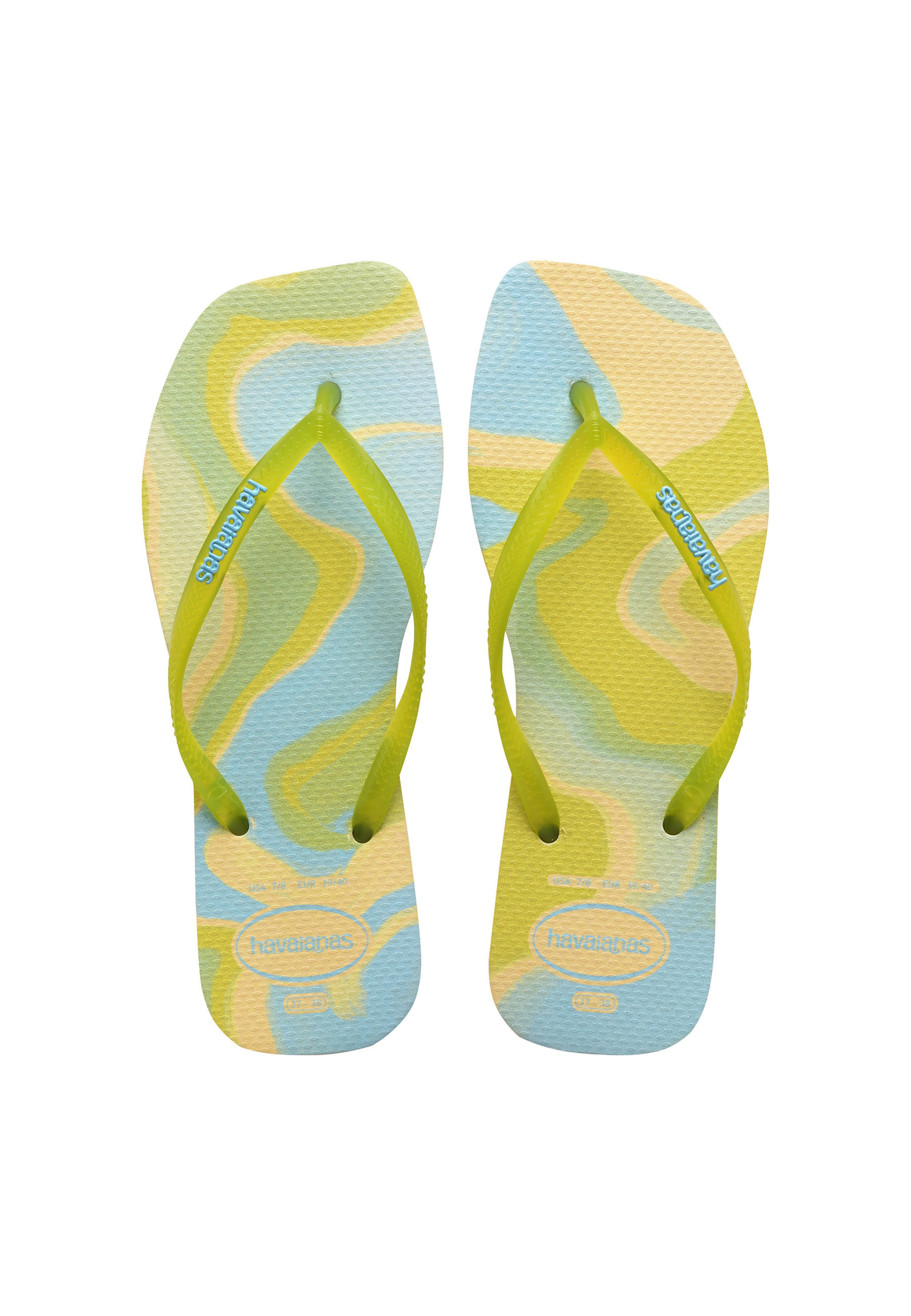 HAVAIANAS Žabky 'Square Jelly' – žlutá