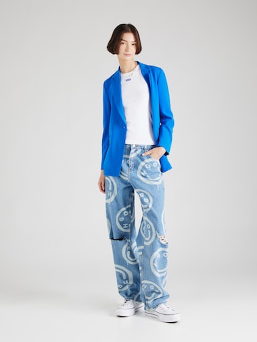 HUGO Wide leg Jeans 'Getara' in Blauw