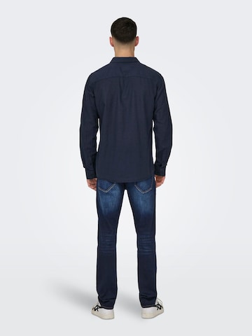 Only & Sons Slim fit Ing 'Caiden' - kék