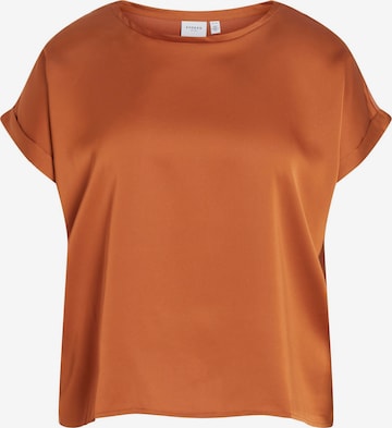 EVOKED Blouse in Oranje: voorkant