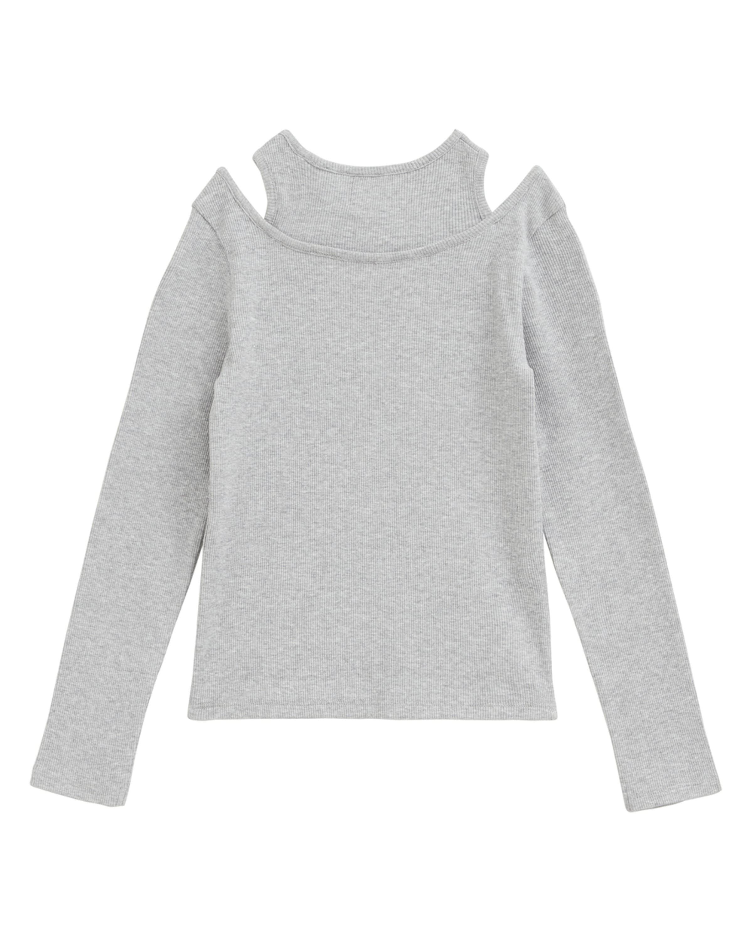 WE Fashion - Camiseta en gris