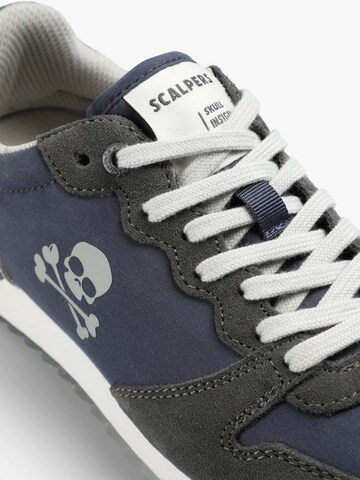 Scalpers Trainers 'Skull Insignia' in Blue