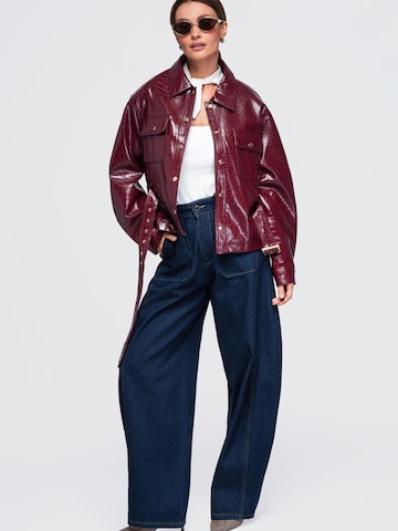 Ombre Between-season jacket in Red