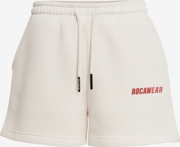 Regular Pantalon ROCAWEAR en blanc : devant