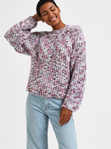 Pull-over 'Dallas' SELECTED FEMME en mélange de couleurs