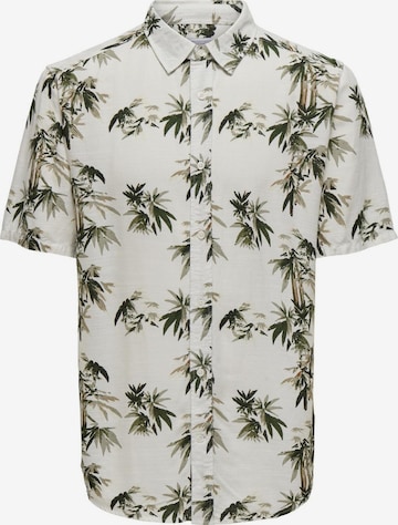 Camicia 'BOLD' di Only & Sons in bianco: frontale