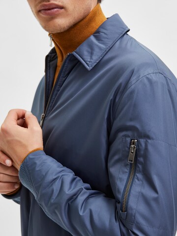 SELECTED HOMME Between-season jacket 'Royce' in Blue