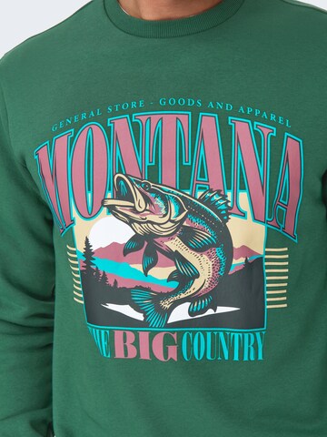 Only & Sons Collegepaita 'ONSCERES MONTO' värissä vihreä