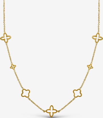 Pure Schmuck Kette 'Clover Infinity' in Gold: Vorderseite