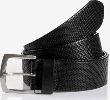 Ceinture ' All Styles ' TOM TAILOR en noir : devant