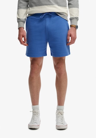 Regular Pantalon 'Essential Classic' Superdry & Co en bleu : devant
