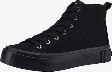 TAMARIS High-Top Sneakers in Black: front