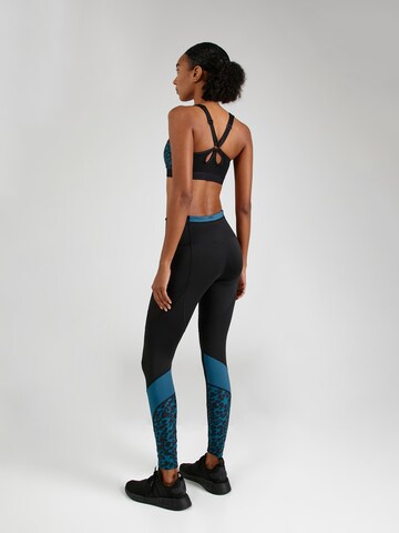 HKMX Skinny Športne hlače 'Slash' | modra barva