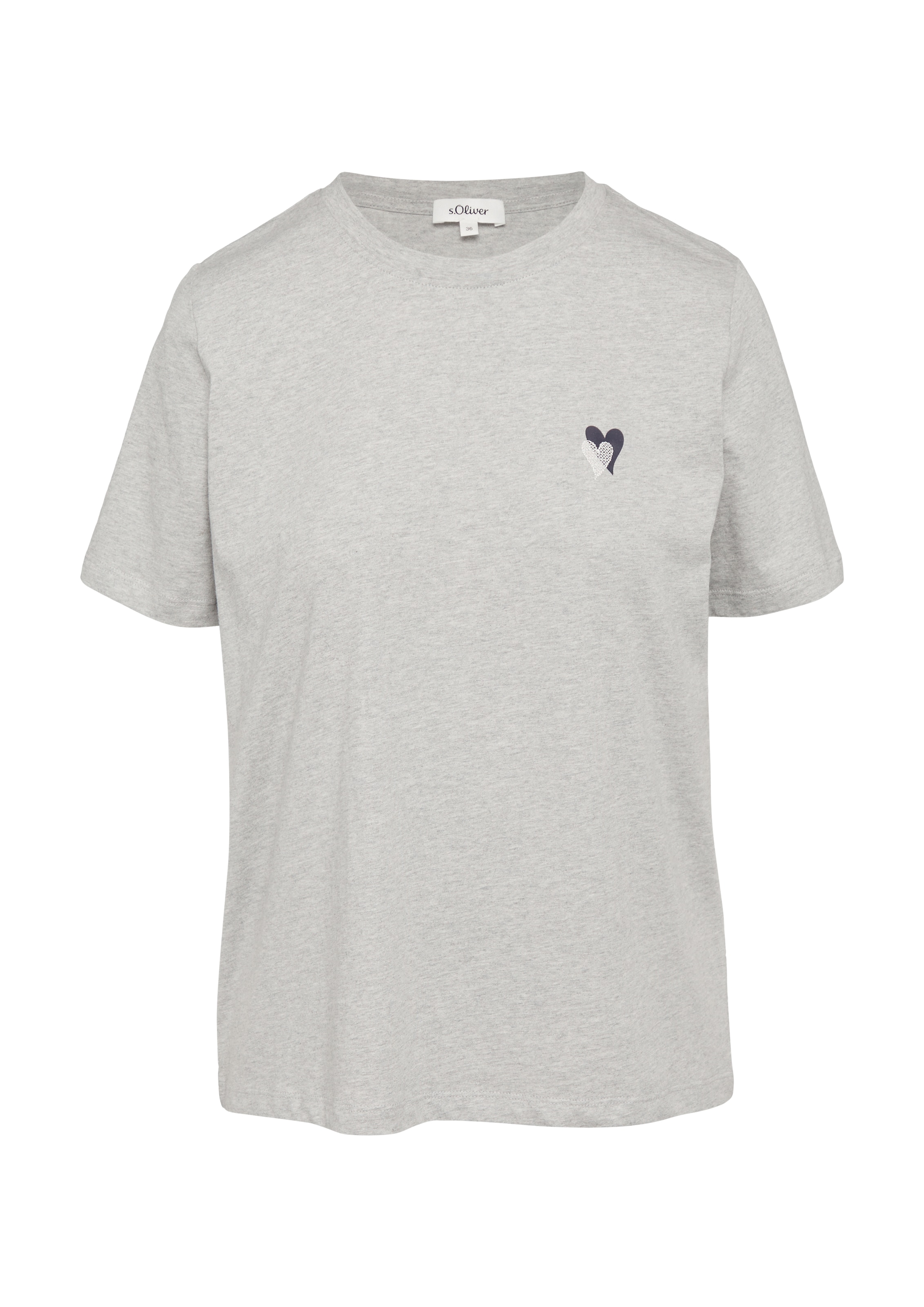 T-shirt s.Oliver en gris : devant