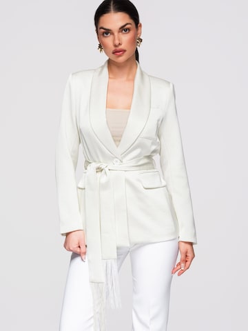 Ombre Blazers in Wit: voorkant