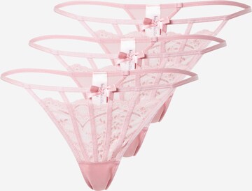 String 'Lorraine' Hunkemöller en rose : devant