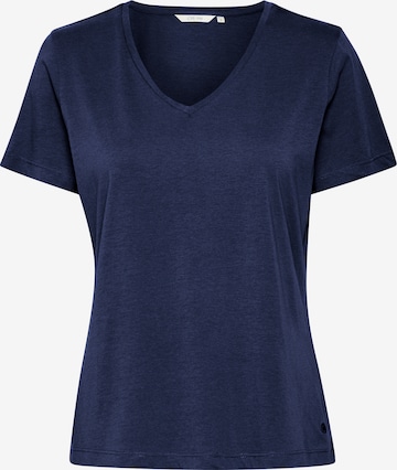 Cream - Camisa 'Naia' em azul: frente