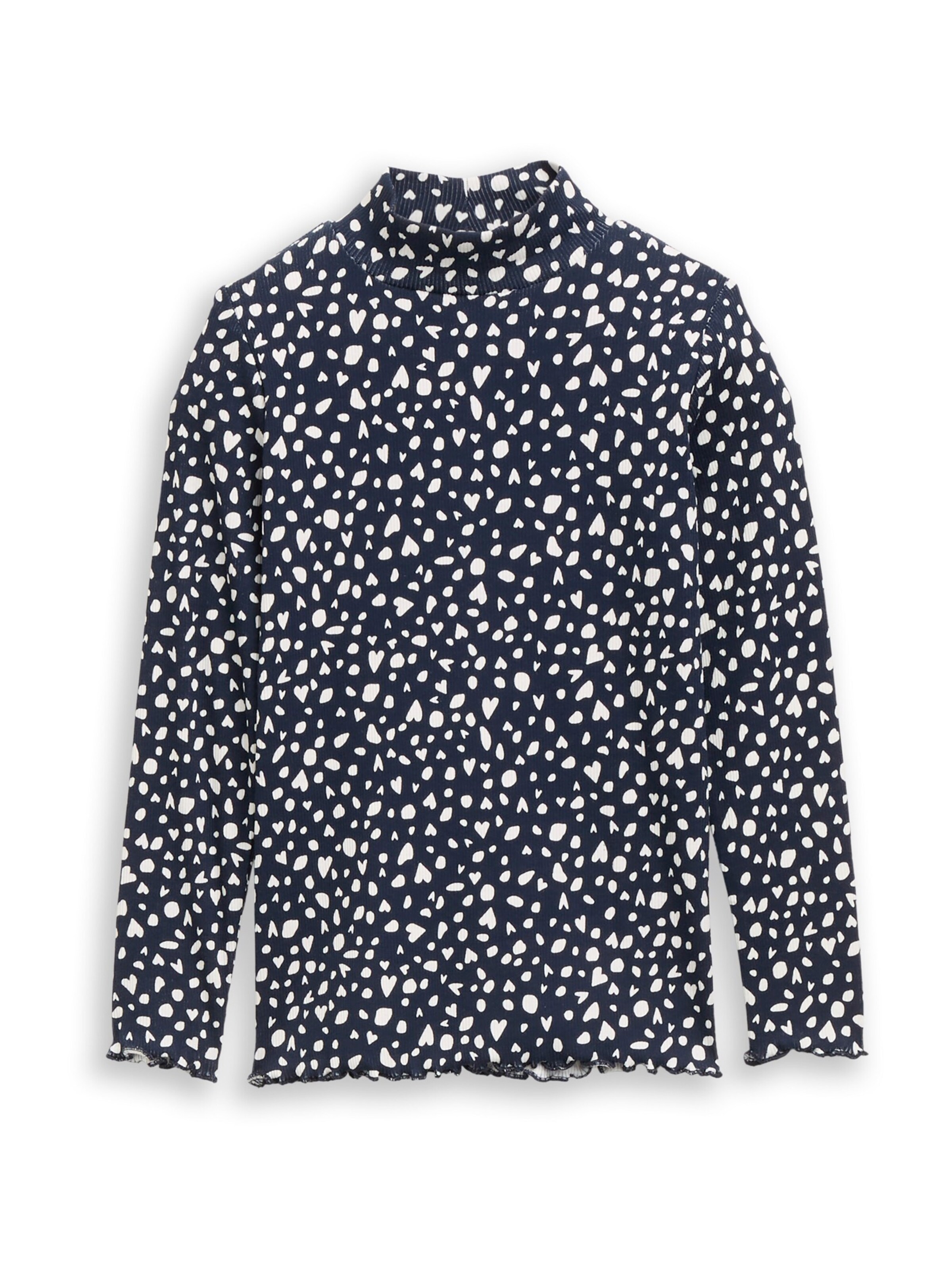 TOM TAILOR - Camiseta en negro: frente