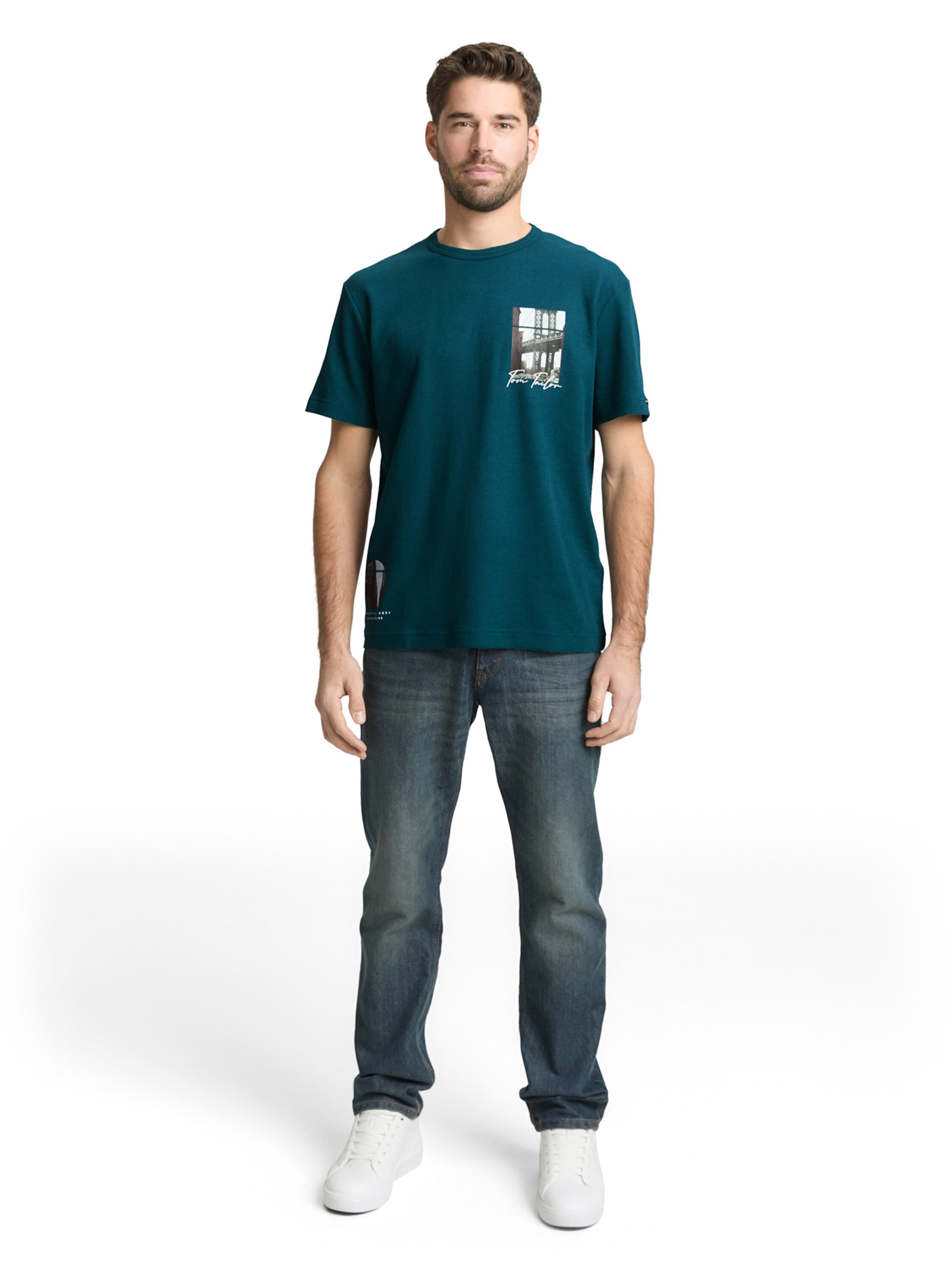 TOM TAILOR - Camiseta en verde