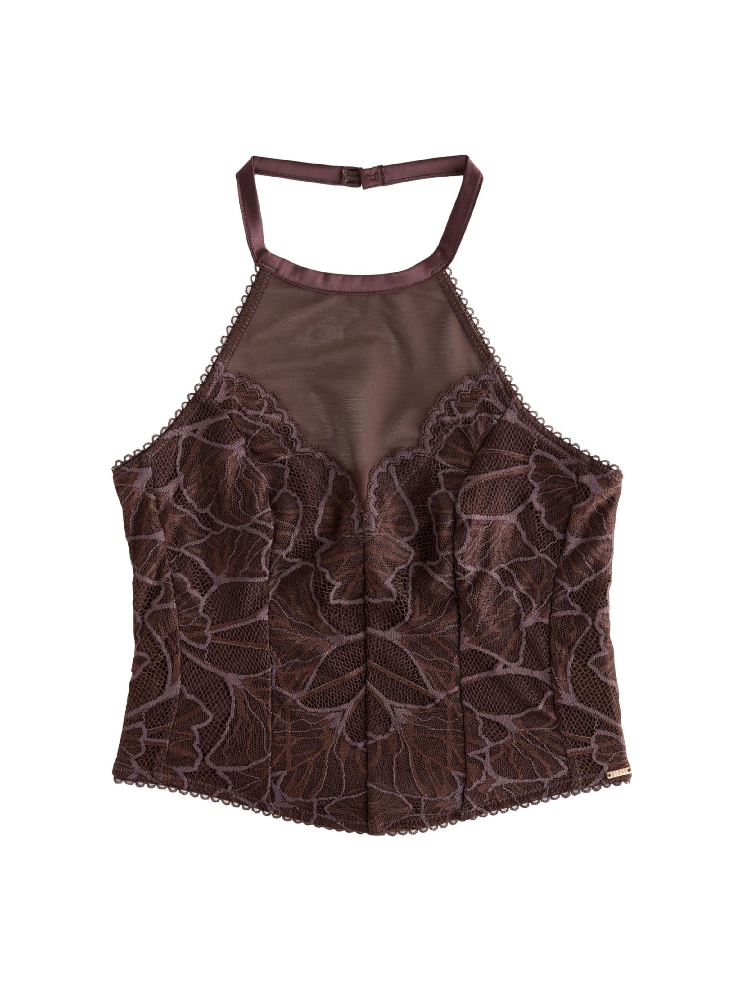 Top di Lipsy in marrone: frontale