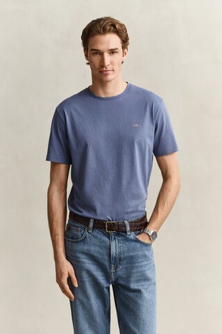 T-Shirt GANT en bleu : devant