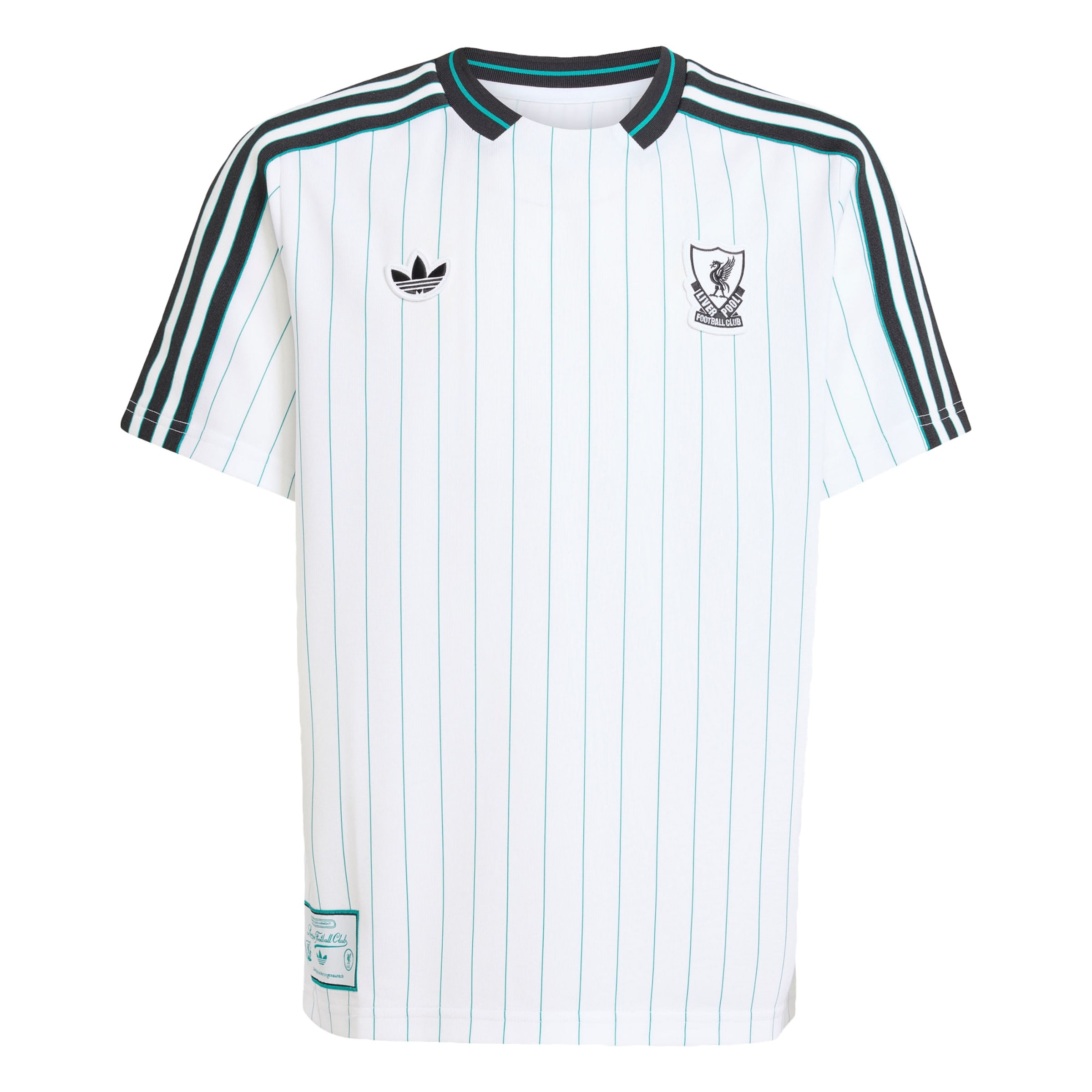ADIDAS ORIGINALS Functioneel shirt 'Liverpool FC Terrace Icons' in Wit: voorkant