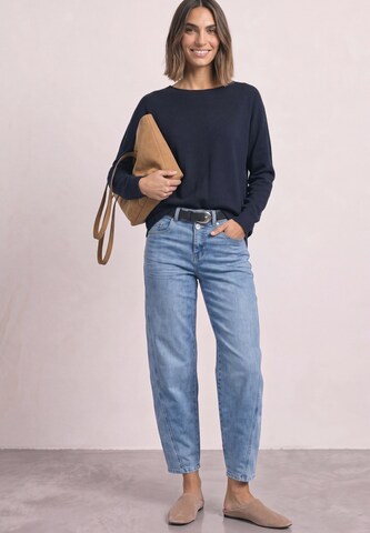 STREET ONE Dolman Pullover mit Boat Neck in Blau