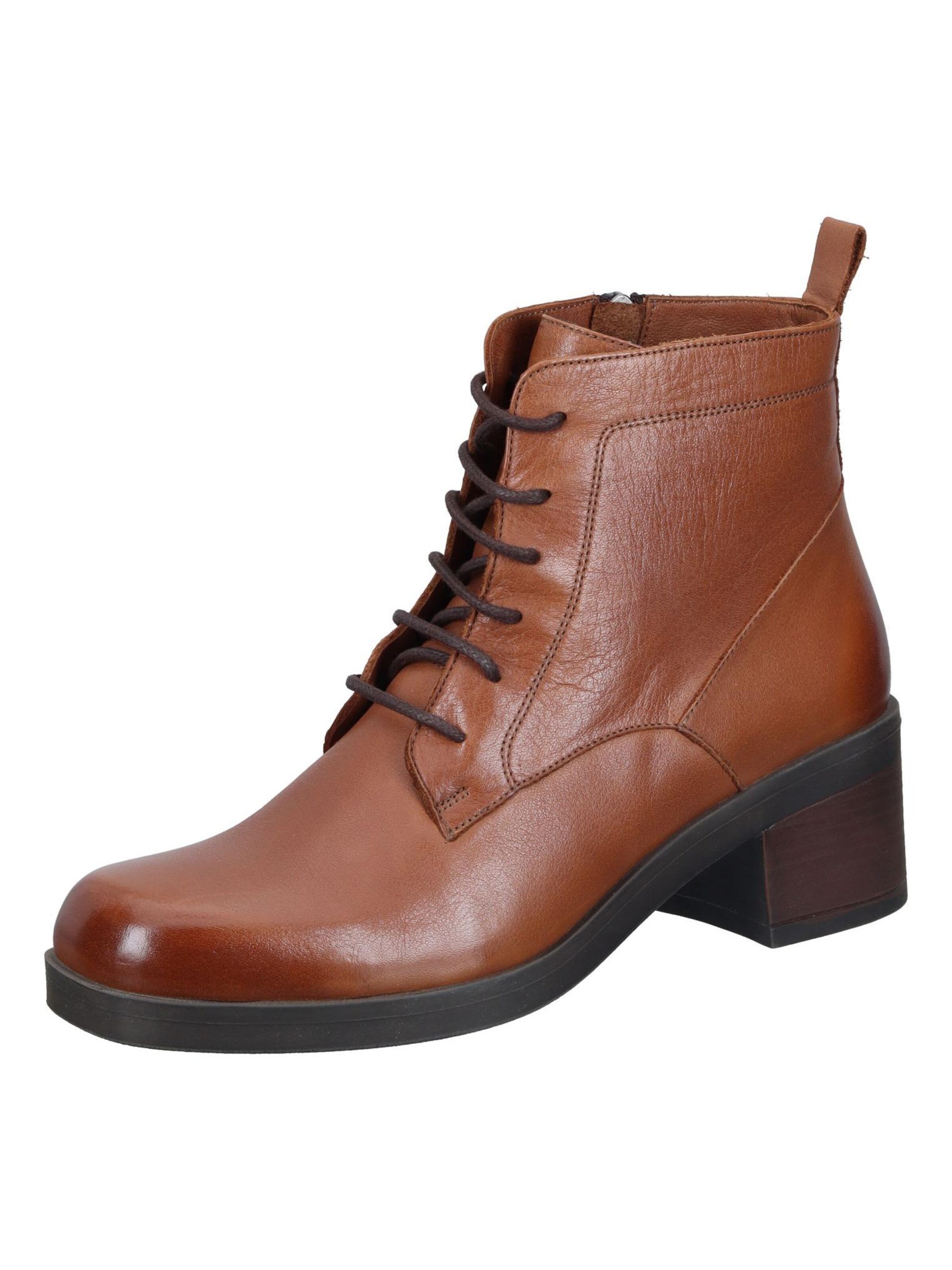 PIAZZA Ankle Boots 'Stiefeletten' in Brown: front