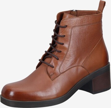 PIAZZA Ankle Boots 'Stiefeletten' in Brown: front