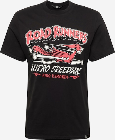 King Kerosin Camisa 'Roadrunner' em vermelho / preto / branco, Vista do produto