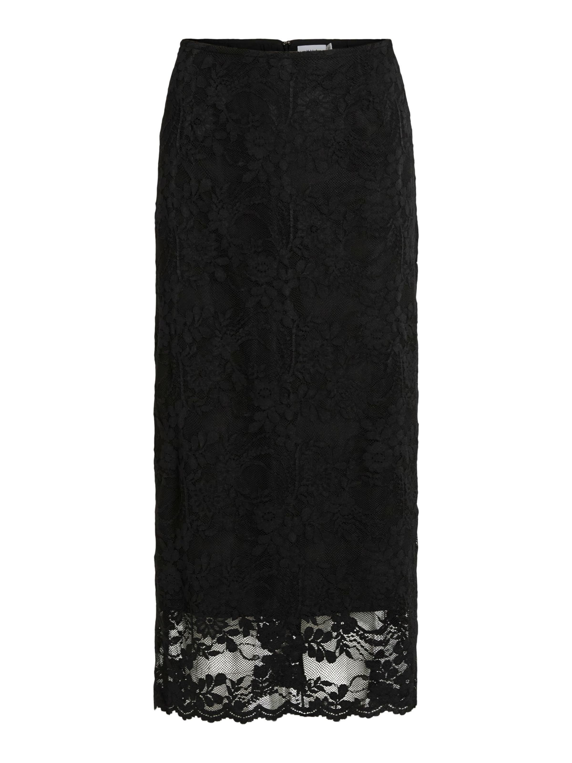 Jupe 'VILorna' VILA en noir : devant