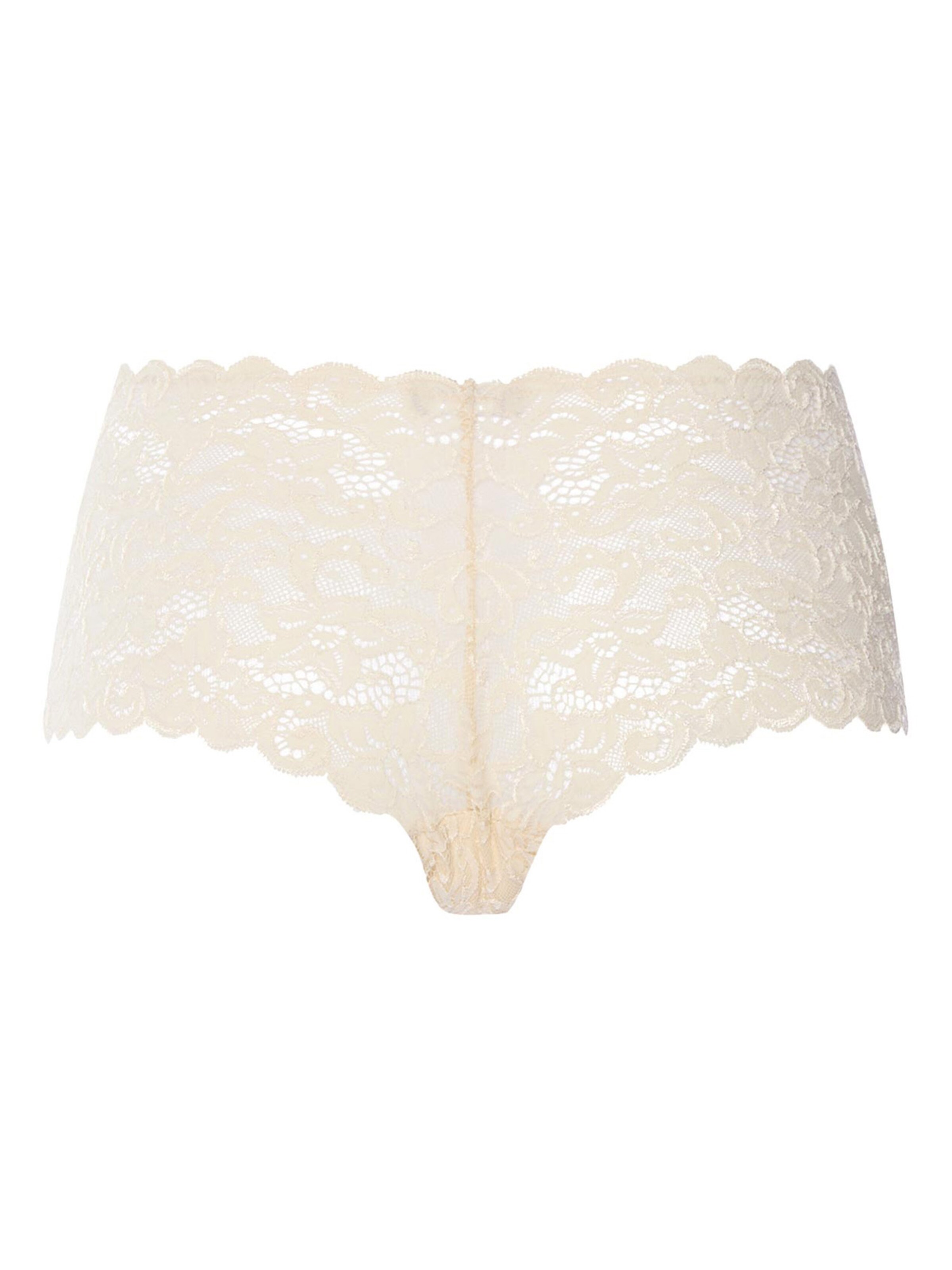 Hanro Slip 'Moments'‌‌ in Beige: Vorderseite