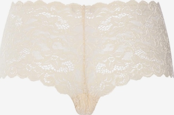 Hanro Slip 'Moments' in Beige: Vorderseite