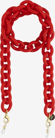 Cheeky Chain Munich Necklace 'Chunky Soft' in Red: front